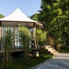 【过夜】溪畔360°玻璃观景房+草坪野营烤串/法式烤肉（2人餐）+3人早餐+2门票+活动