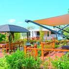 豪华三车一院花园房车