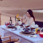 沙漠烛光晚餐